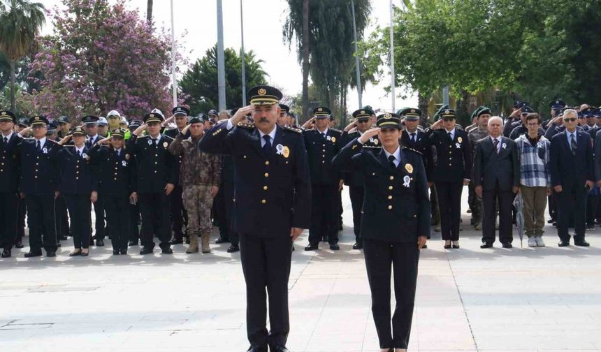 Türk Polis Teşkilatının Kuruluşunun 179. Yıl Dönümü Mersin’de kutlandı