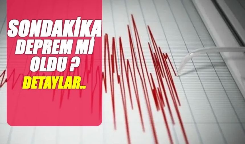 Marmara'da Peş Peşe 4 Deprem!