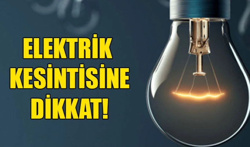 Mersin'de 27 Kasım 2024 Elektrik Kesintisi: Etkilenecek Bölgeler ve Saatler!