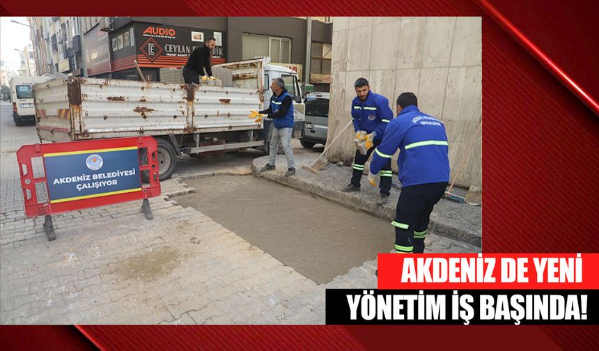 Akdeniz Belediyesi'nden Mesudiye, Bahçe ve Yeni Mahalleye Yenileme Hamlesi!