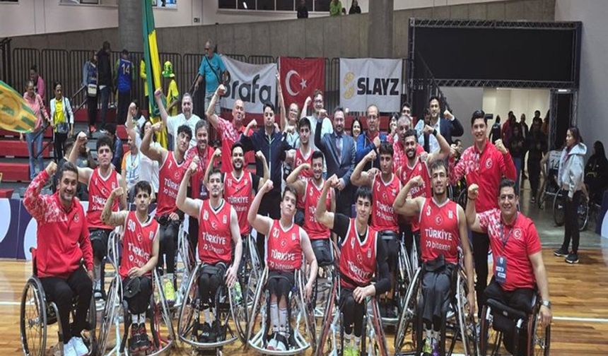 U23 Tekerlekli Sandalye Basketbol Milli Takımı Fırtına Gibi Geçti! Brezilya'yı Devirip Çeyrek Finalde