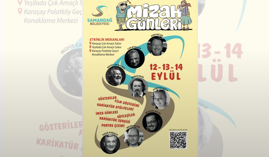 Samandağ’da İlk Kez “Mizah Günleri” Düzenlenecek