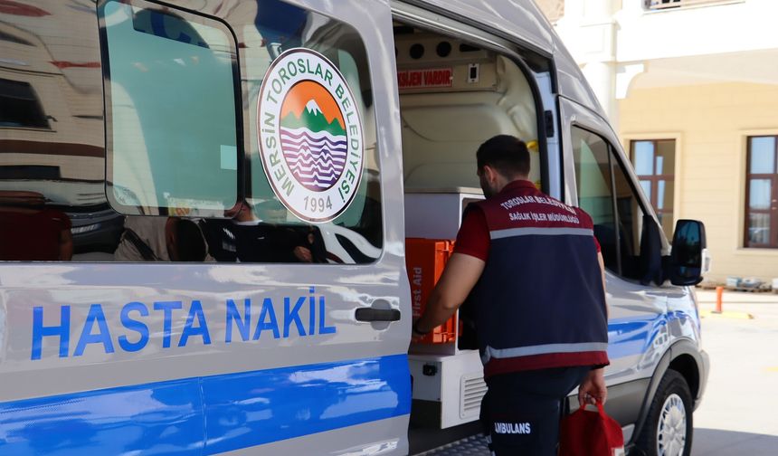 Toroslar Belediyesi’nden Hasta Nakil Ambulansı Hizmeti