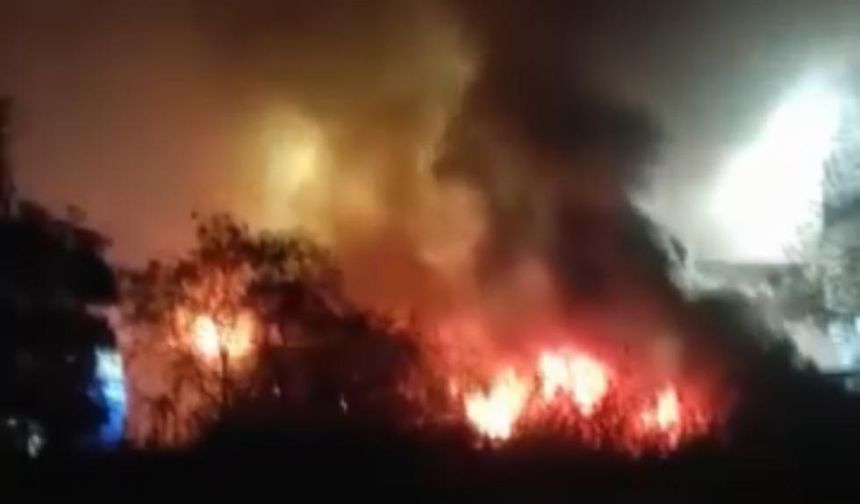 Bursa'da prefabrik yangını, 1 yaralı