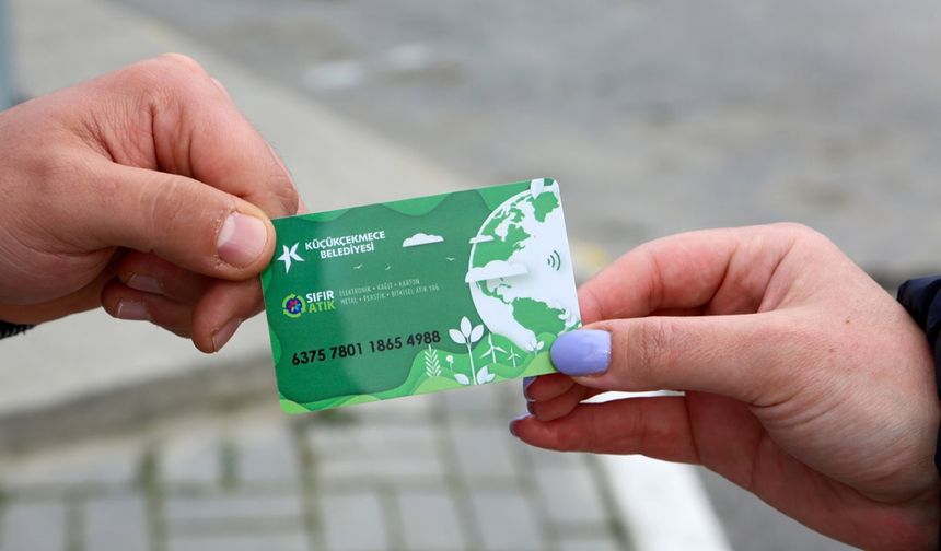 Küçükçekmece'de 1 yılda 4 milyon kilogram atık toplandı