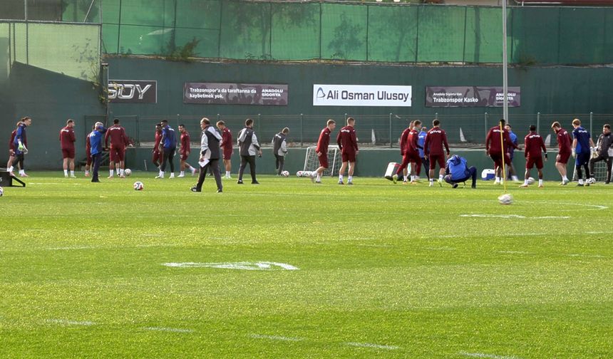 Trabzonspor'da Konyaspor maçı hazırlıkları start aldı