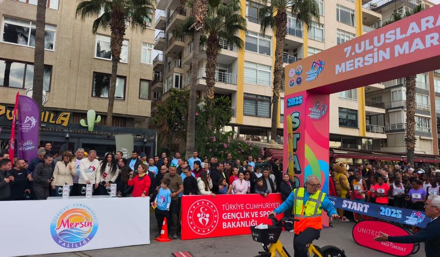 7'nci Uluslararası Mersin Maratonu başladı
