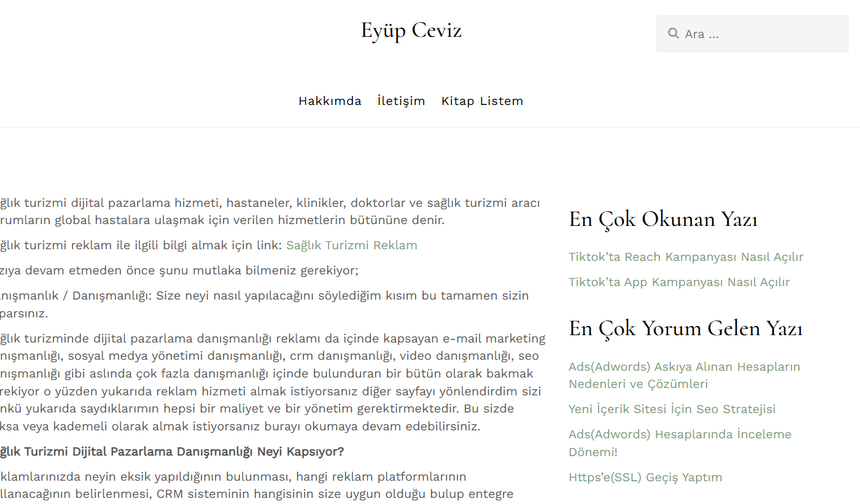 Sağlık Turizmi İçin Neden Dijital Pazarlama Hizmeti Alınmalı?