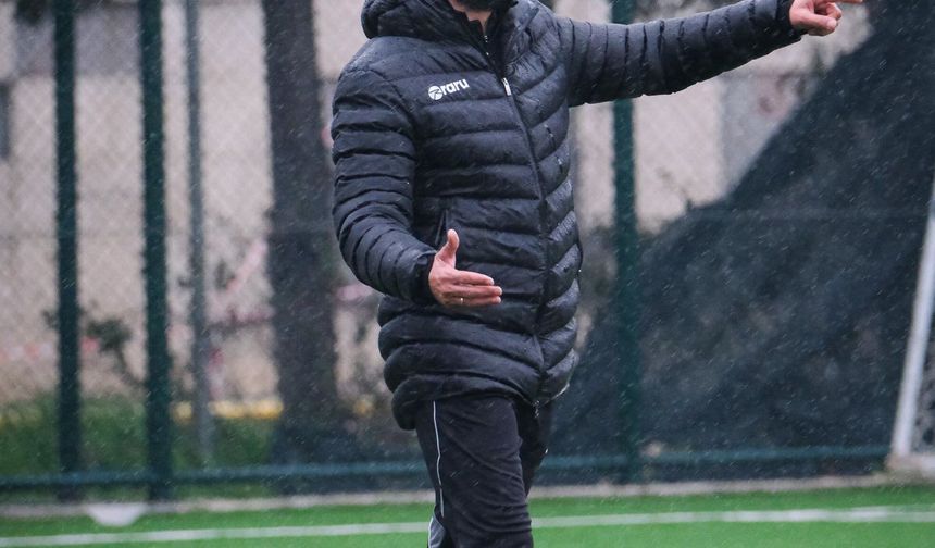 Hatayspor yoğun yağmur altında çalıştı