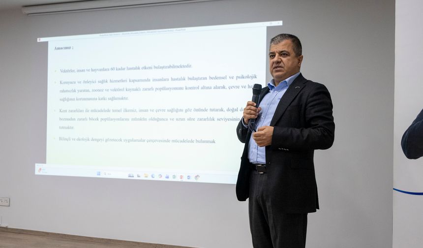 Mersin'de haşereyle mücadele çalışmaları sürüyor