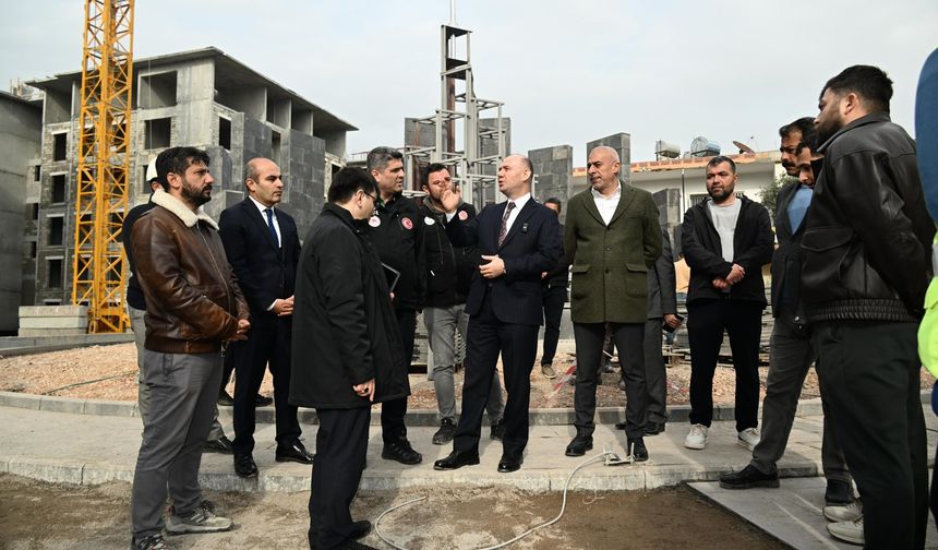 Osmaniye'de rezerv alanlarındaki konut ve iş yeri çalışmaları sürüyor