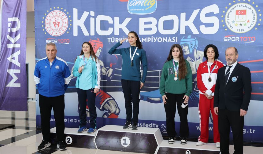 Üniversiteler Ligi Kick Boks Türkiye Şampiyonası sona erdi