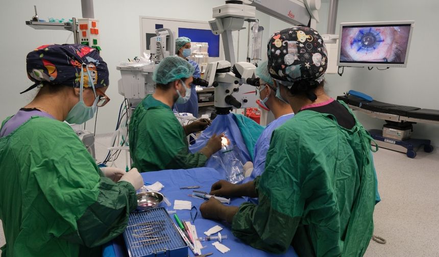 Mersin Şehir Hastanesi'nde ilk kornea nakli başarıyla gerçekleştirildi