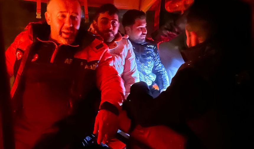 Off-road için gittikleri dağda mahsur kalanlar kurtarıldı