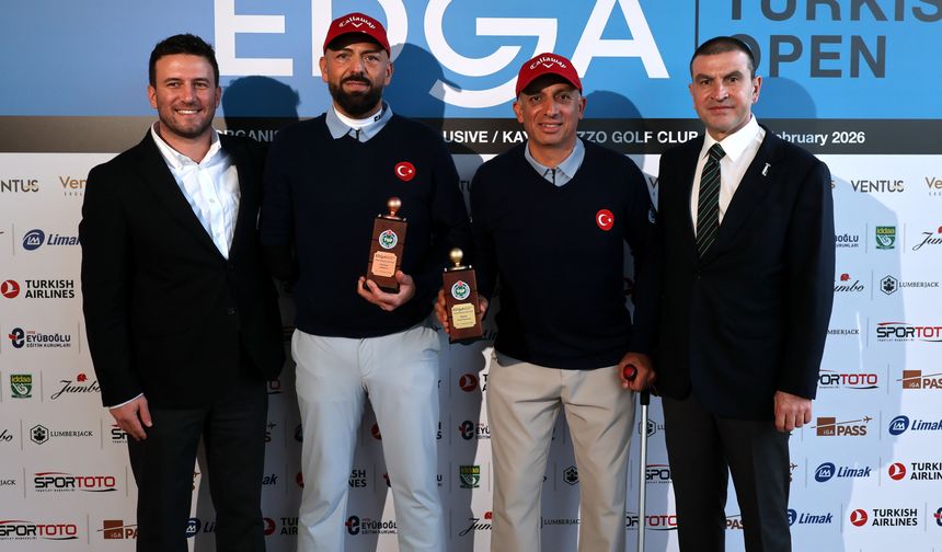 Türkiye Açık Para Golf Turnuvası sona erdi