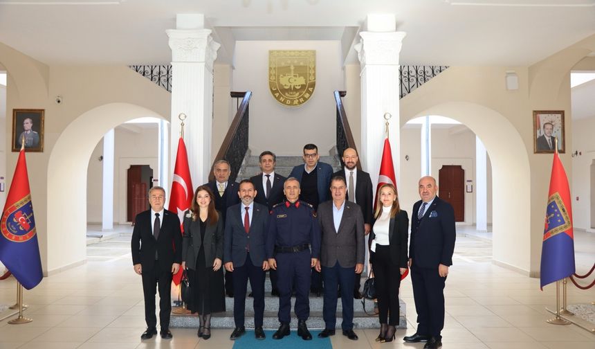 MEP’ten Jandarma Komutanı Atasoy’a ziyaret