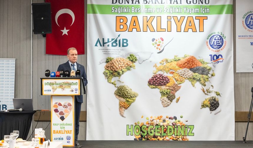 TBB Başkan Vekili Vahap Seçer Dünya Bakliyat Günü programında konuştu