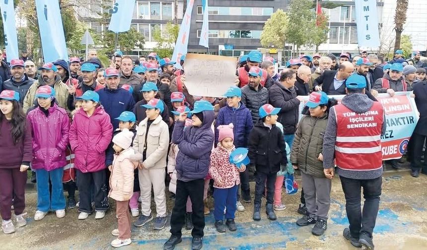 Mersin Liman İşçileri Haklarını İstiyor