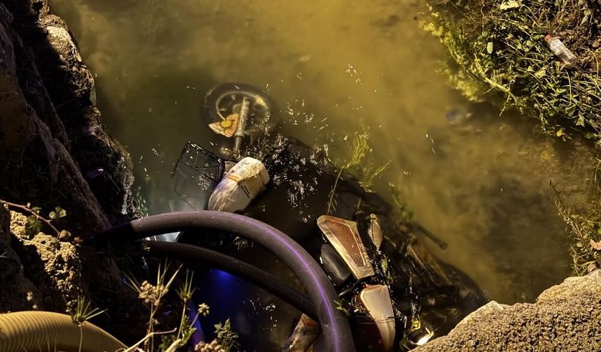 Bozyazı’da Feci Kaza! Elektrikli Bisiklet Kanala Düştü: 1 Ölü, 1 Yaralı