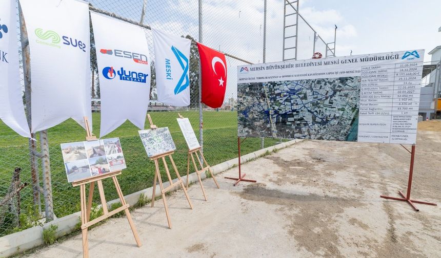 Başkan Seçer, kanalizasyon hattı yapım çalışmalarını yerinde inceledi