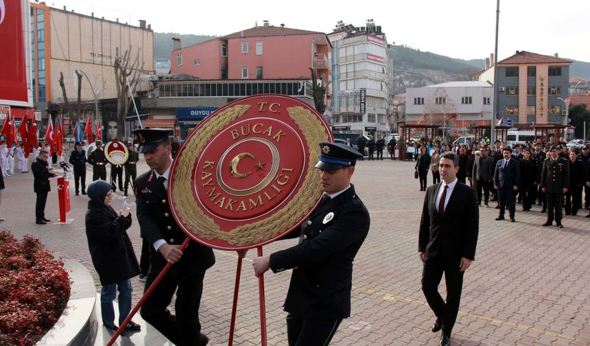 Bucak'ta 18 Mart töreni