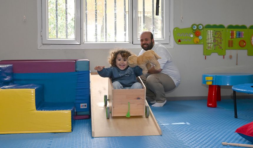 Büyükşehir'den DMD hastası çocuklara ergoterapi desteği