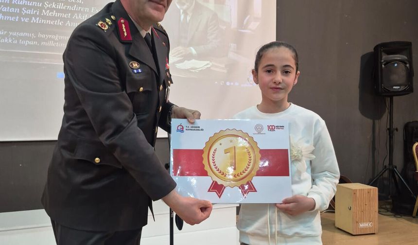 Eğirdir'de İstiklal Marşı'nın kabulü töreni