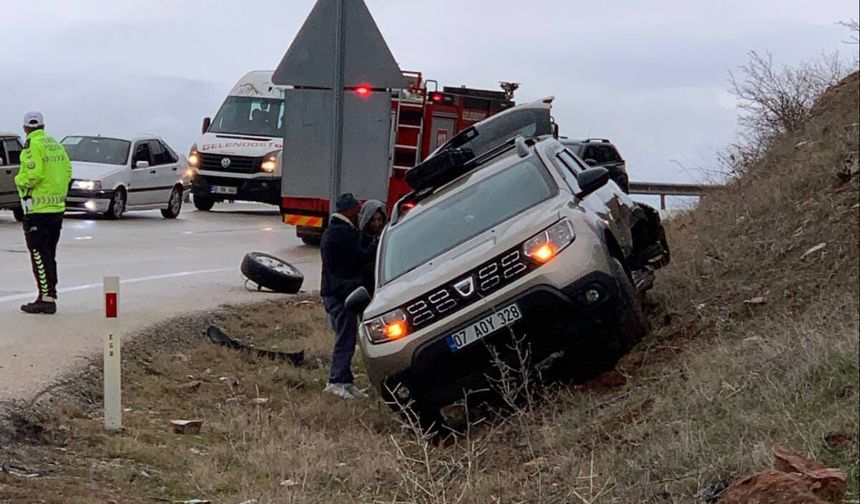 Eğirdir'de zincirleme kaza: 8 yaralı