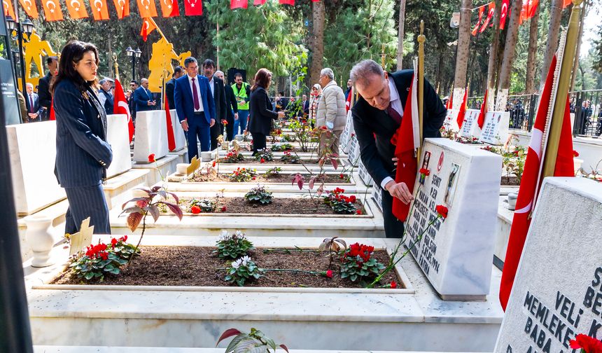 Mersin'de şehitler anıldı