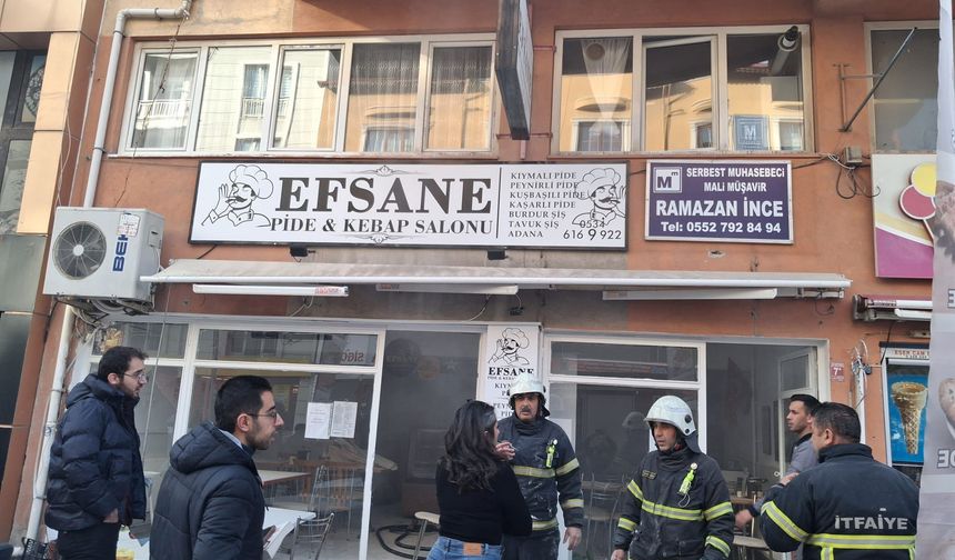 Pide salonunda doğal gaz patlaması: 1 yaralı