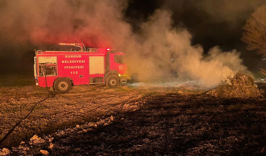 Sazlık yangını 3 saatte söndürüldü