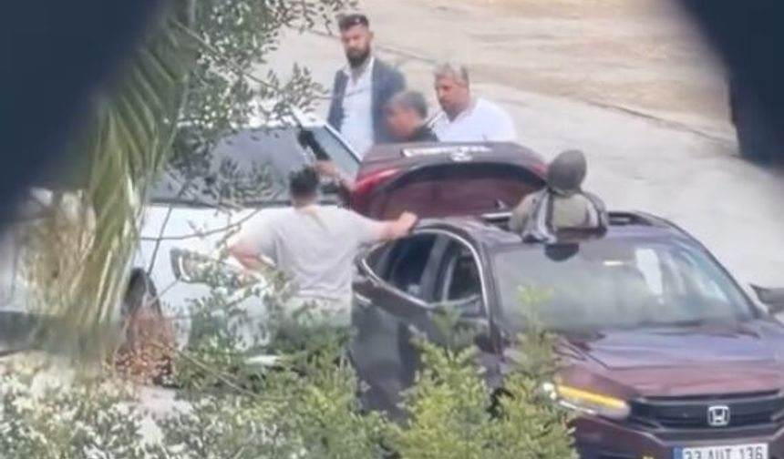 Mersin'de düğün konvoyunda havaya ateş açan şüpheli yakalandı