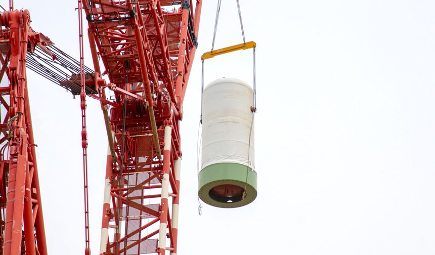 Akkuyu NGS'nin 2. Güç Ünitesi'nde birincil devre ekipmanlarının montajı tamamlandı