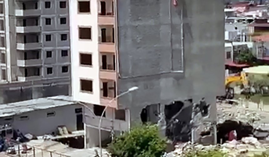 Adana'da kontrolsüz yıkıma tutuklama