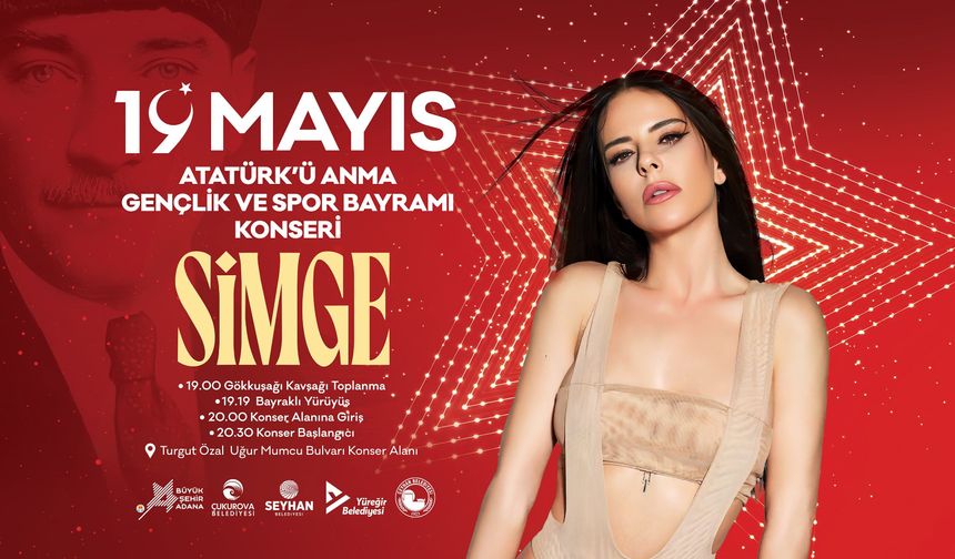 Çukurova'da Simge konseri