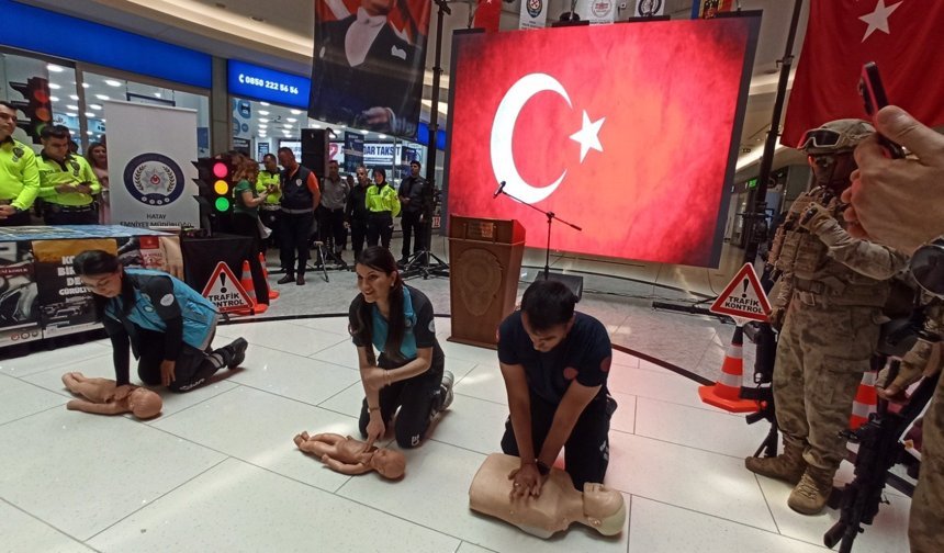 İskenderun'da Trafik Haftası etkinliği