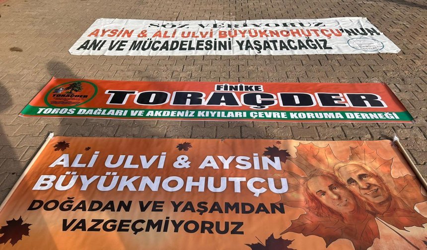 Mermer ocaklarına karşı mücadele eden Büyüknohutçu çifti anıldı