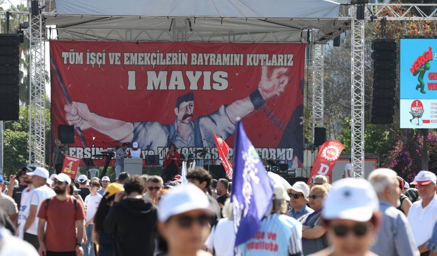 Mersin'de '1 Mayıs' coşkusu