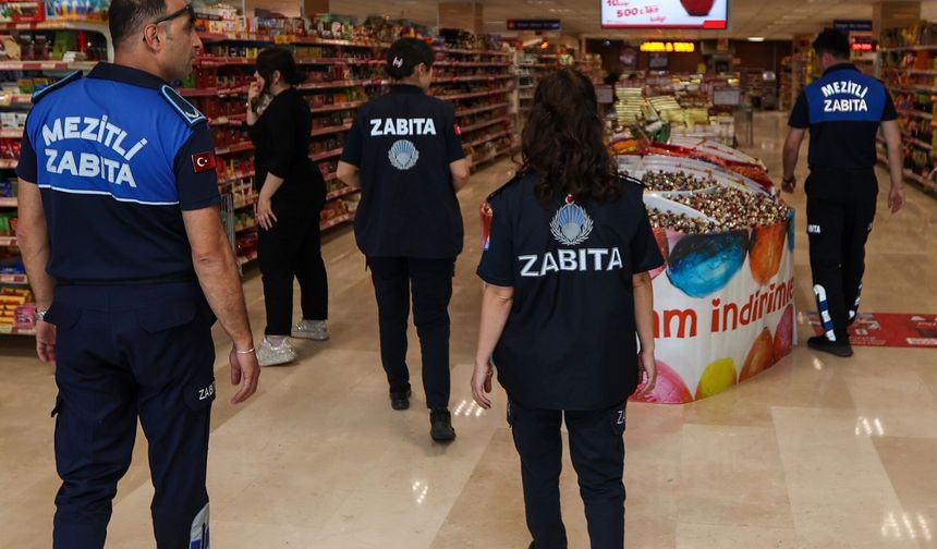 Mezitli zabıtasından bayram denetimi