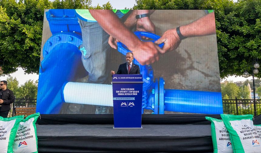 Yeşilovacık içme suyu hattının 1. etap açılışı yapıldı