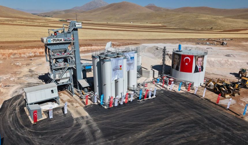 Kahramanmaraş Büyükşehir Belediyesi'nden 800 milyon liralık asfalt üretim tesisi