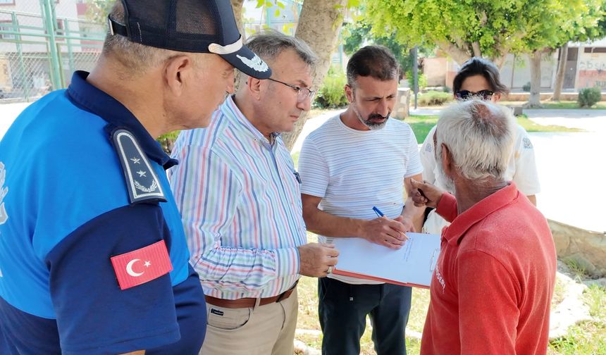 Mersin'de bitkin düşen at kurtarıldı