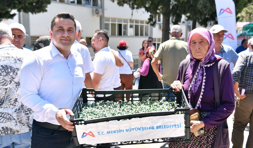 Mersin'de üreticiye destek