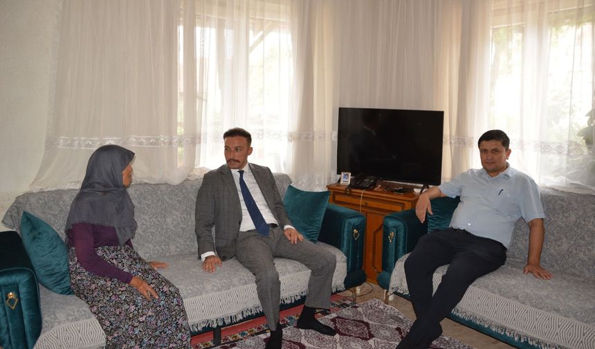 Başsavcıdan şehit annesine ziyaret