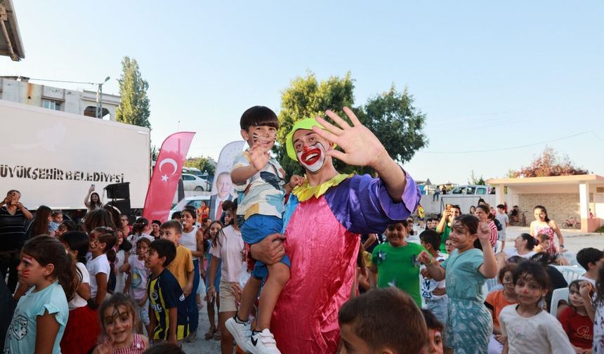 Çocuklar mahalle şenliğinde buluştu