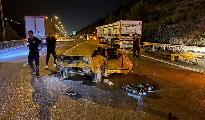 Hatay'da zincirleme kaza; 1 ölü, 4 yaralı