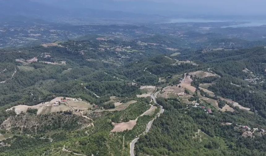 Kadirli'de dron destekli orman yangını gözetimi