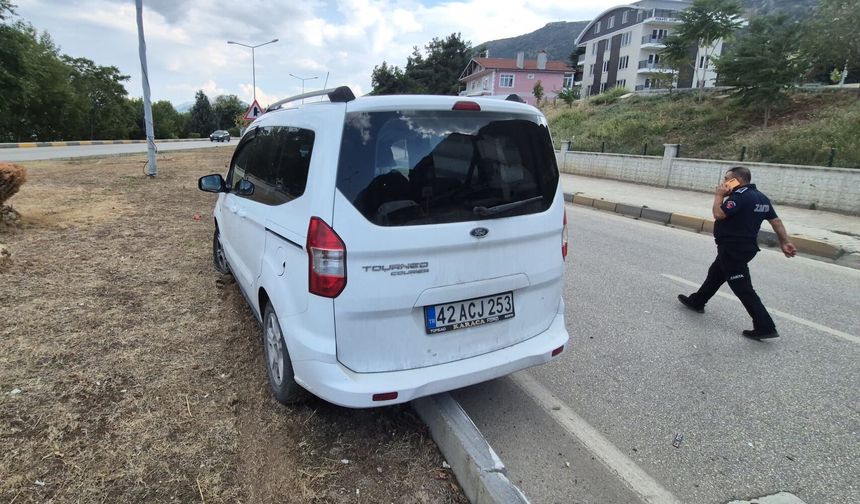 Eğirdir'de kaza: 2 yaralı