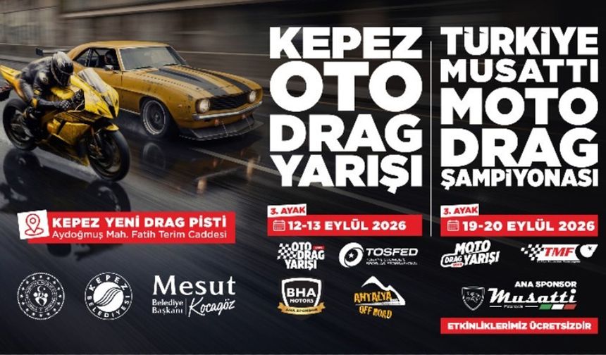 Motorsporları tutkunları Kepez'de buluşuyor
