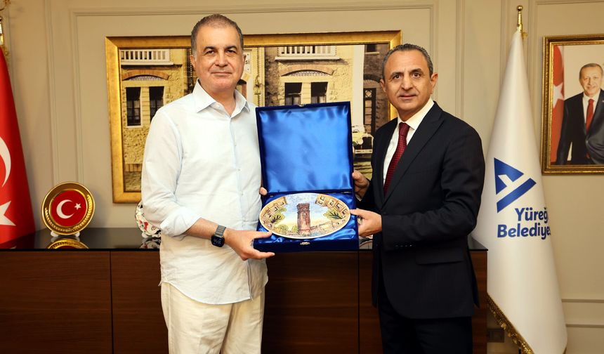 Ömer Çelik'ten Yüreğir Belediye Başkan Vekili Özünal'a ziyaret